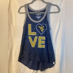 West Virginia collegiate tank top